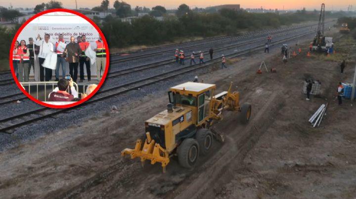 Tren del Golfo de México: Américo Villarreal y Carmen Lilia dan arranque a la estación Nuevo Laredo-Saltillo
