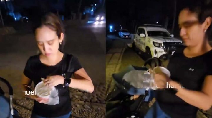 Hotel ‘obliga’ a mujer embarazada y su familia a comer en la calle | VIDEO