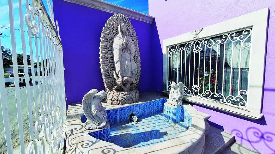La imagen de la Virgen está en una vivienda de la calle Perú, cuadra 16.