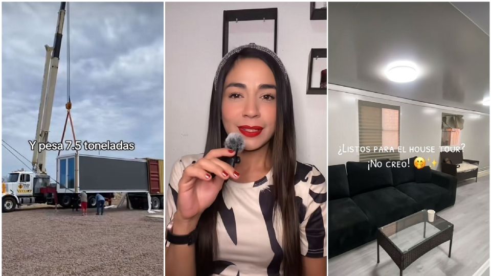 Tiktoker mexicana cuenta su experiencia comprando una casa prefabricada