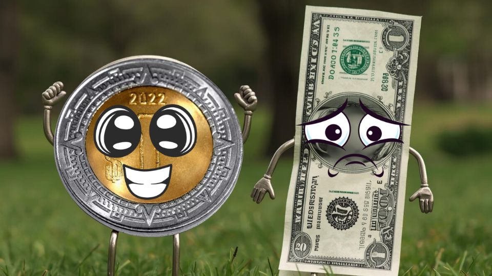 Peso gana ante el dólar