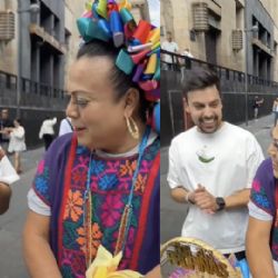 ¿Se te hacen caros?; 'Lady Tacos de canasta' vende la orden en 70 pesos | VIDEO