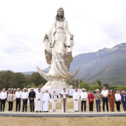 Tamaulipas suma un nuevo símbolo de fe con la escultura monumental de la Virgen de la Misericordia