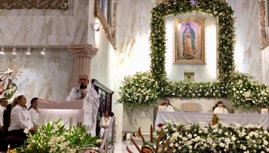 Así se festeja a la Virgen de Guadalupe en Nuevo Laredo; fervor que ilumina la noche