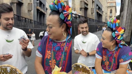 ¿Se te hacen caros?; 'Lady Tacos de canasta' vende la orden en 70 pesos | VIDEO