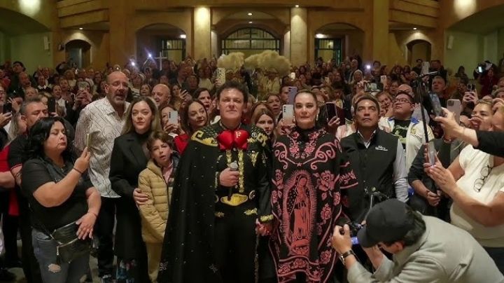 Pedro Fernández conmueve al cantar las mañanitas a la Virgen de Guadalupe en Nuevo León | VIDEO