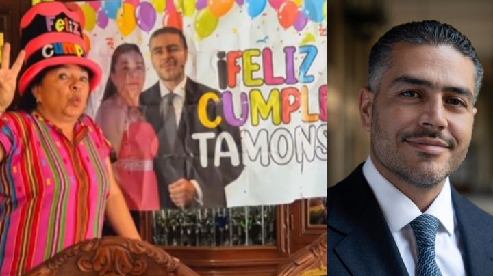 Señora celebra su cumpleaños con fiesta temática de Omar García Harfuch | VIDEO