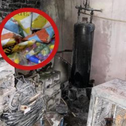 Boiler de leña explota y le arranca mano a mujer; cuete estaba escondido