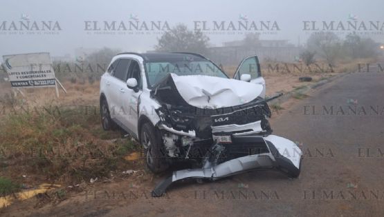 Neblina y alcohol provocan brutal choque en Residencial Longoria; hombre se estrelló contra un muro