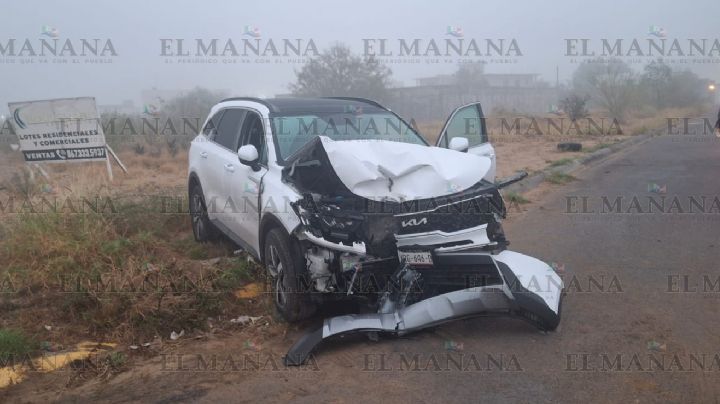 Neblina y alcohol provocan brutal choque en Residencial Longoria; hombre se estrelló contra un muro