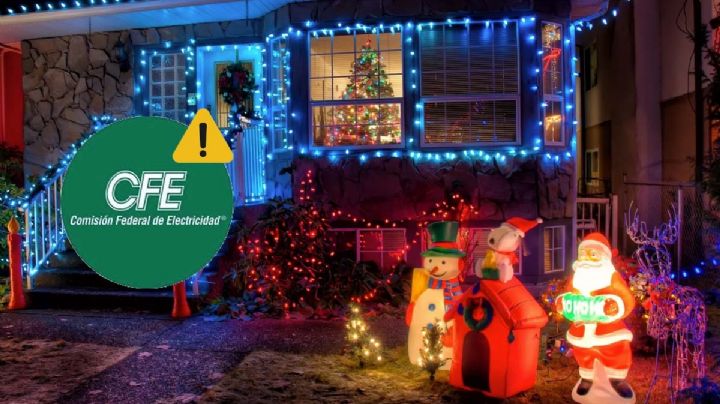 CFE: ¿luces navideñas harían que pagues más en tu recibo de luz?