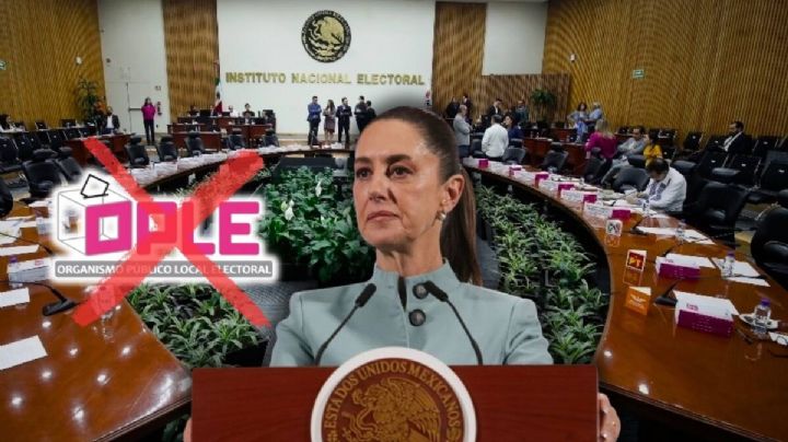 ¿Adiós a los OPLEs? Sheinbaum ve duplicación de funciones con el INE