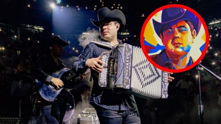 Alfredo Olivas firma pintura de una fan; será rifado para pagar su cirugía de riñón