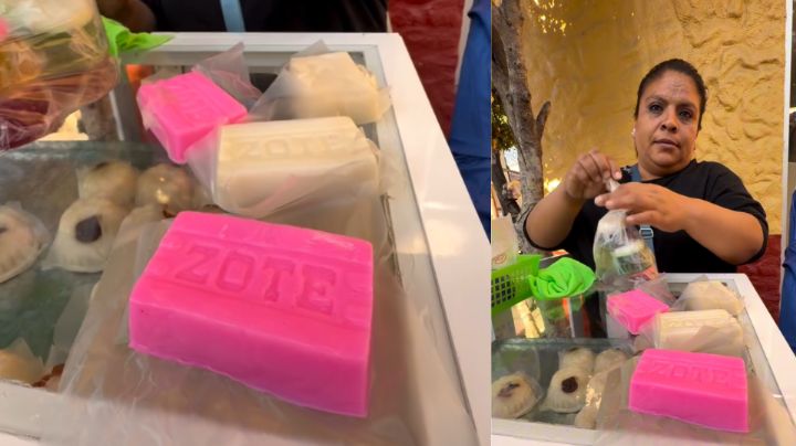 ¿A qué sabe el jabón Zote?; mujer se viraliza por vender gelatinas con forma del icónico detergente | VIDEO