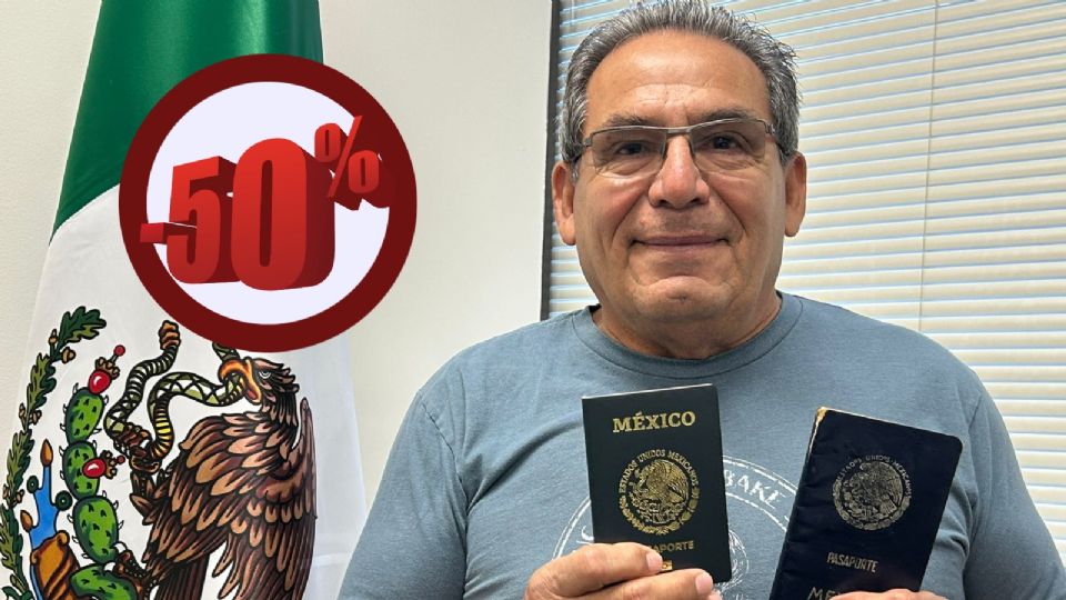 Pasaporte mexicano con 50% de descuento para estos ciudadanos en diciembre