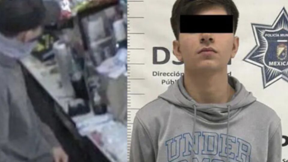 Joven asalta Oxxo en Mexicali; lo agarran porque era la tienda en la que trabajaba
