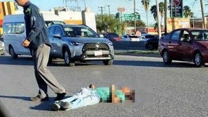 Hombre trata de cruzar la Calzada de Los Héroes pero camioneta lo impacta y lo deja grave