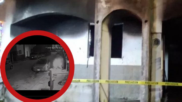 Menores son captados lanzando cuetes a casa; provocaron un incendio | VIDEO