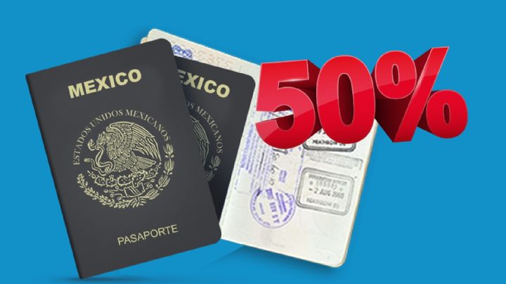Pasaporte mexicano 2026: ¿quiénes lo podrían obtener con descuento del 50%?