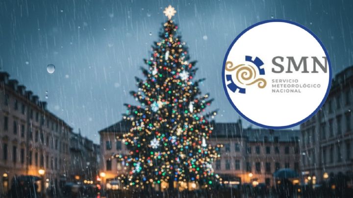 En estos estados lloverá en Nochebuena y Navidad 2025, según Conagua