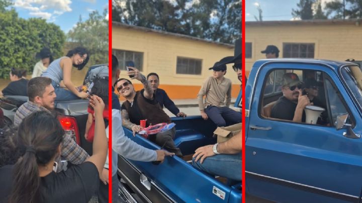 Critican a Nodal y los Aguilar por entrega de juguetes en Zacatecas: 'si se presume, no eran caridad'