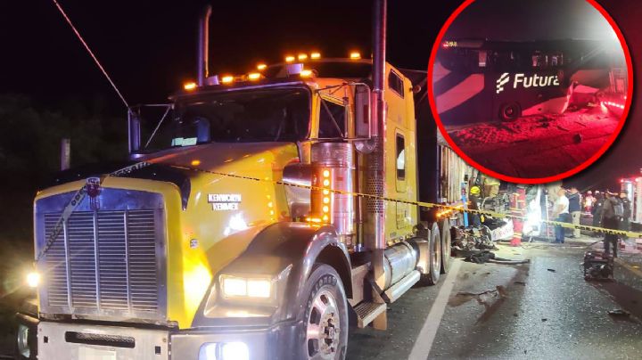 Autobús proveniente de Nuevo Laredo se estrella contra tráiler en Tamaulipas; reportan muertos y heridos