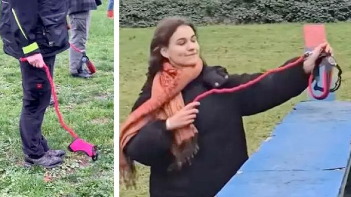 Pasear perros invisibles: así es el 'hobby dogging' que causa furor en este fin de año 2025 | VIDEO