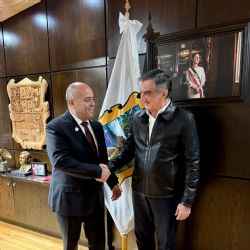 Américo Villarreal recibe al nuevo Fiscal General de Justicia de Tamaulipas, Jesús Eduardo Govea