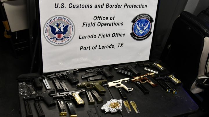 CBP asegura poderoso arsenal en el Puente Internacional Juárez-Lincoln