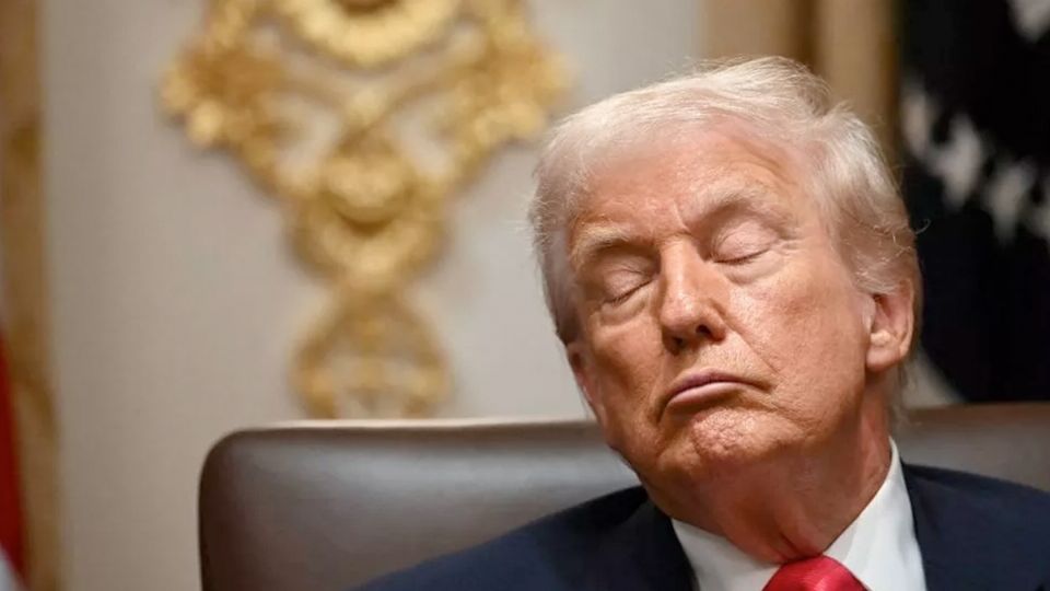 El sueño se apoderó del presidente de Estados Unidos
