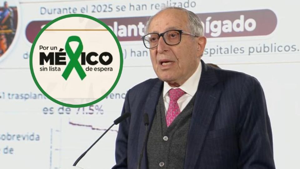 Kershenobich, titular de Salud, hace recuento de trasplantes en México