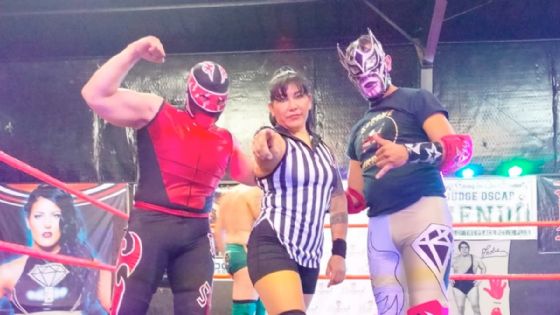 La réferi There Santos nunca se rinde; en menos de tres años su ascenso ha sido meteórico