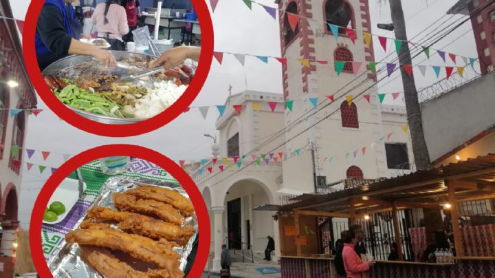 Tradición y sabor se disfruta en las calles de la iglesia Santuario de Nuestra Señora de Guadalupe