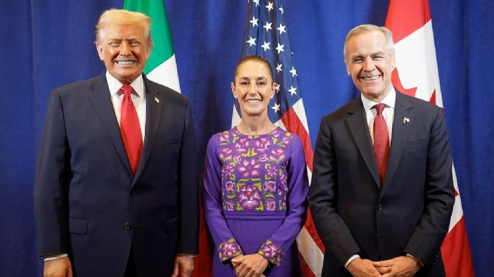 Fotografía histórica: Sheinbaum, Trump y Mark Carney anticipan un nuevo rumbo político y deportivo