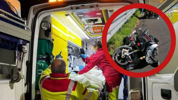Mujeres que iban en moto están al borde de la muerte tras sufrir aparatoso accidente en autopista