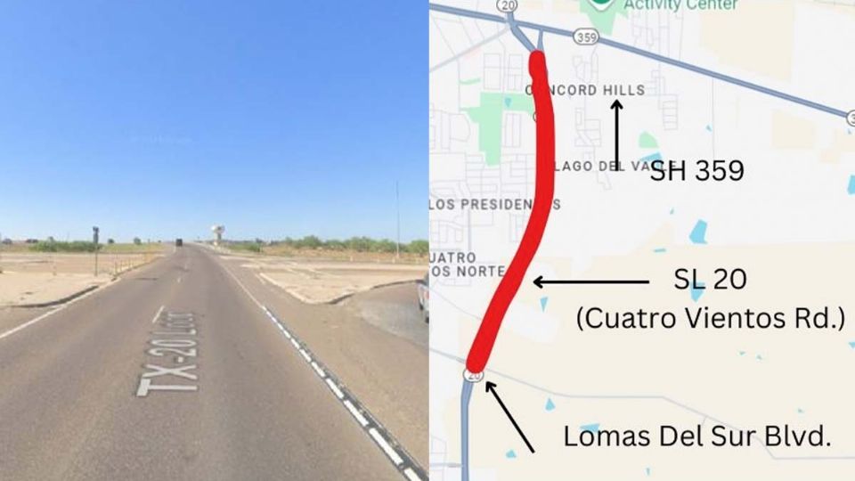 Cierre de vialidad en Laredo, evite largas filas