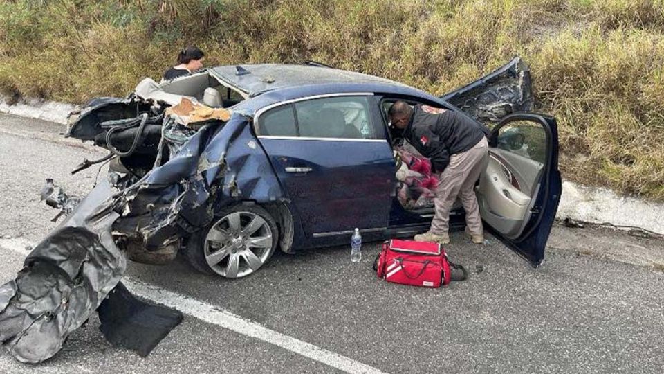 La mujer vivió para contar el accidente que sufrió