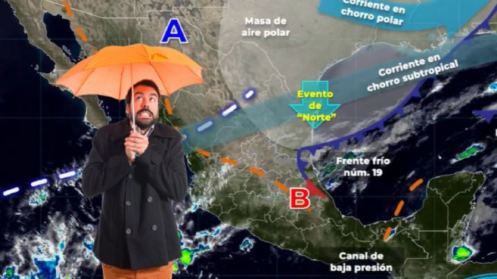Frente Frío 19 desata fuertes lluvias y temperaturas de hasta -10 grados este lunes 8 de diciembre
