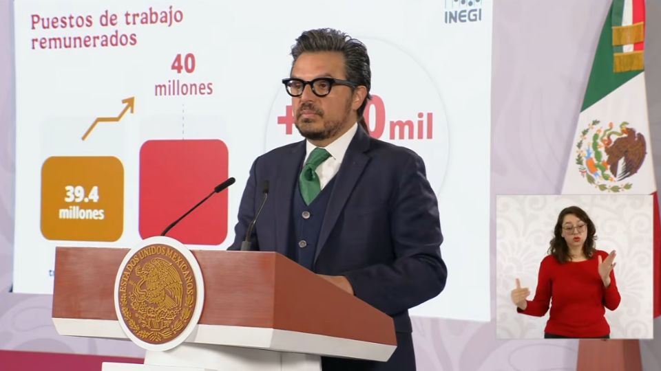 Zoé Robledo destacó que actualmente el país cuenta con 22 millones 837 mil 768 empleos afiliados al IMSS