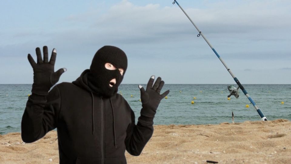 Robo en torneo de pesca.