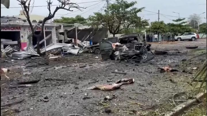 García Harfuch descarta acto terrorista en explosión de coche bomba en Michoacán