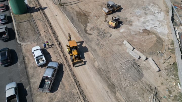 Supervisa alcaldesa pavimentación de Bulevar Rea en Los Olivos | VIDEO