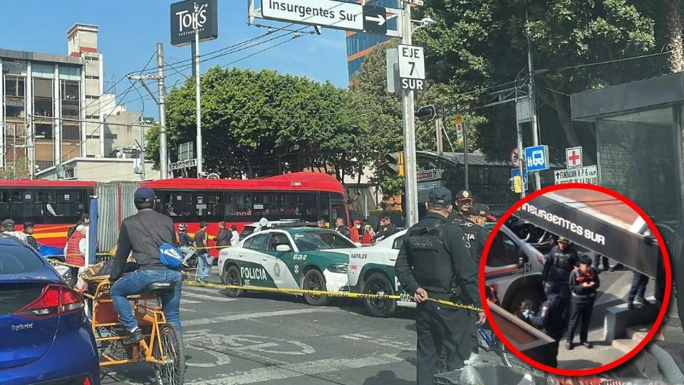 Los uniformados actuaron rápidamente al ver el peligro en el que, tanto ellos como la mujer, se encontraban al momento del enfrentamiento