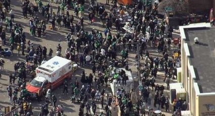 Reportan personas baleadas en Philadelphia durante desfile del Super Bowl de los Eagles