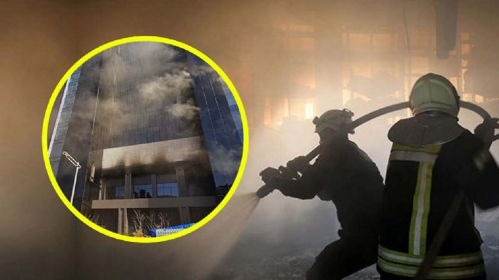 Arde en llamas hotel en construcción; hay seis muertos y 25 heridos