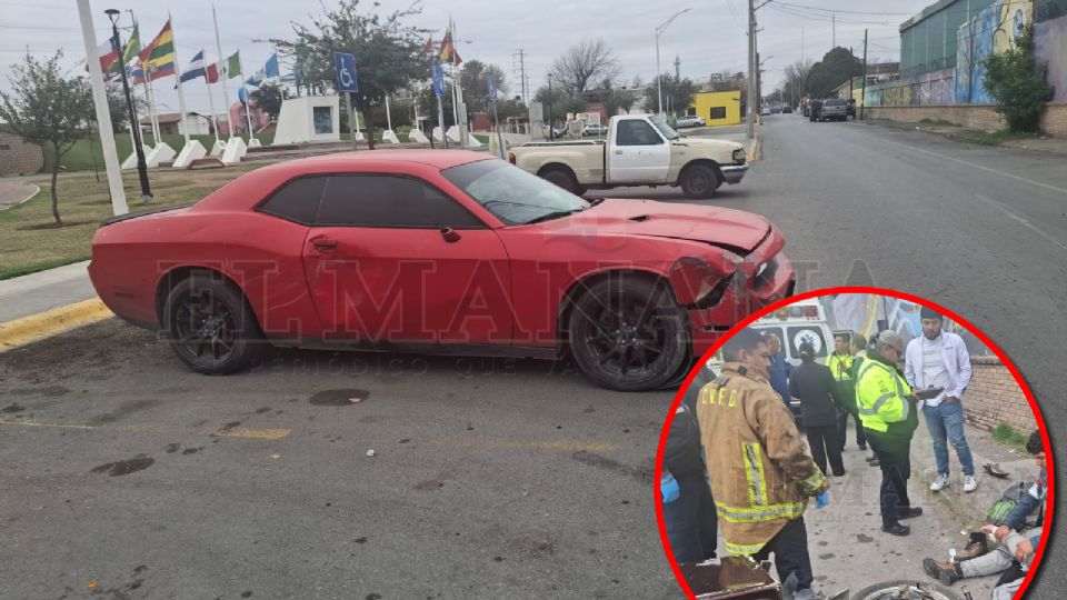 La falta de prudencia al volante, y la velocidad, fueron factores que le costaron este aparatoso accidente al joven motociclista