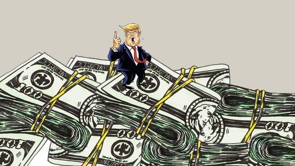 Trump cede, dólar baja