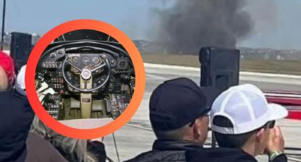 Douglas A-20 Havoc histórico sufre aterrizaje forzoso durante show aéreo en Laredo | VIDEO