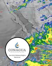 Foto descriptiva de: Frente Frío 43 impacta el norte de México con lluvias, granizo y mar de fondo en el Pacífico