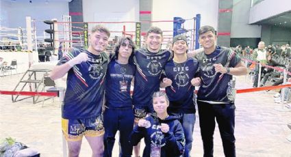 Peleadores de Nuevo Laredo cumplen su misión en el Panamericano de Muay Thai Amateur